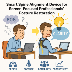 Postural Alignment Device That Floats Your Spine, Not Forces It